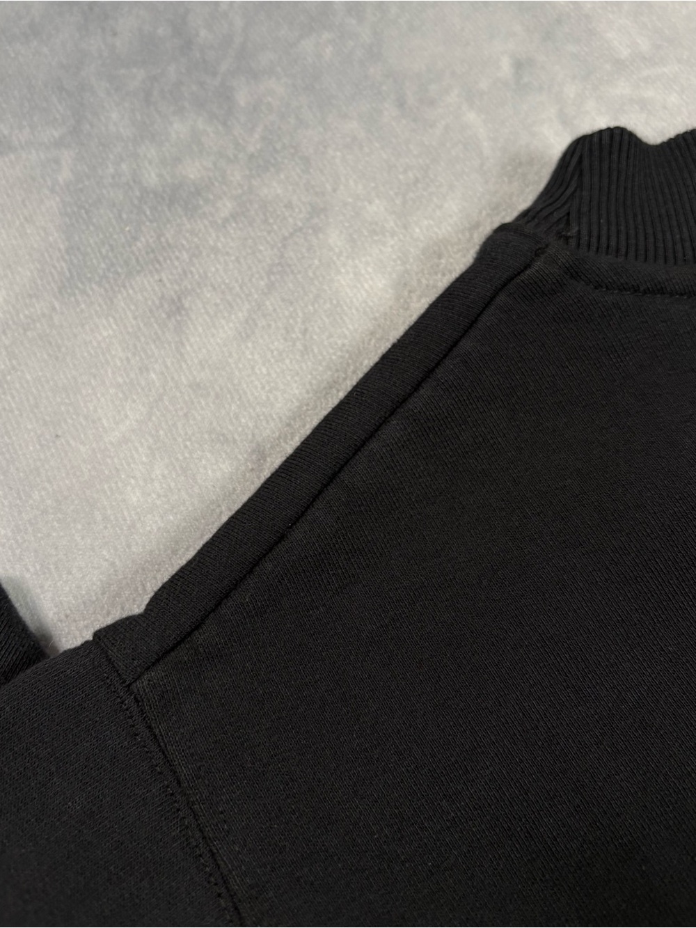 ACNE STUDIOS BIRD FL Black Cropped Avantgarde Y2K Zip Sweatshirt RRP600$ - Picture 15 of 15
